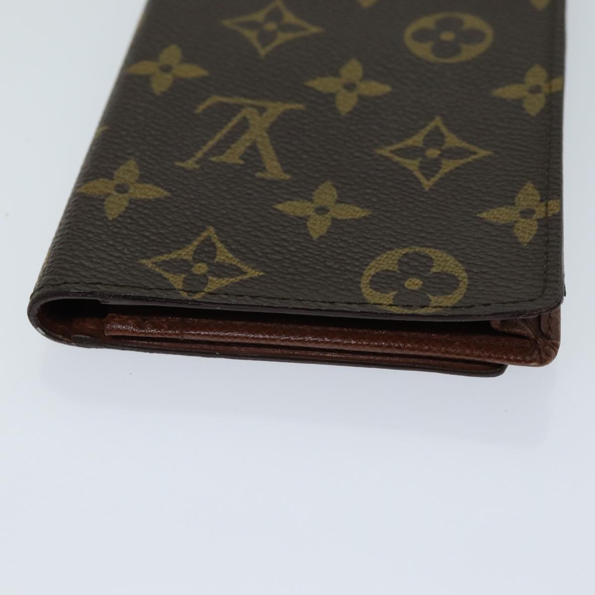 LOUIS VUITTON Monogram Porte Cartes Credit Billfold Wallet M60825 LV Auth am6359