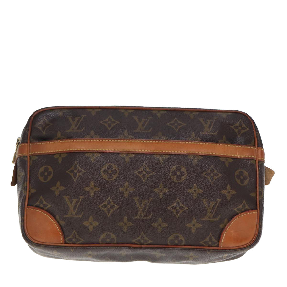 LOUIS VUITTON Monogram Compiegne 28 Clutch Bag M51845 LV Auth am6369 - 0