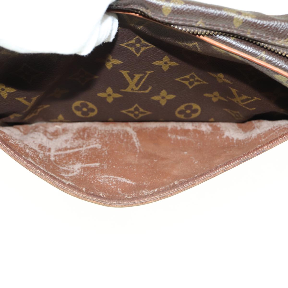 LOUIS VUITTON Monogram Compiegne 28 Clutch Bag M51845 LV Auth am6369