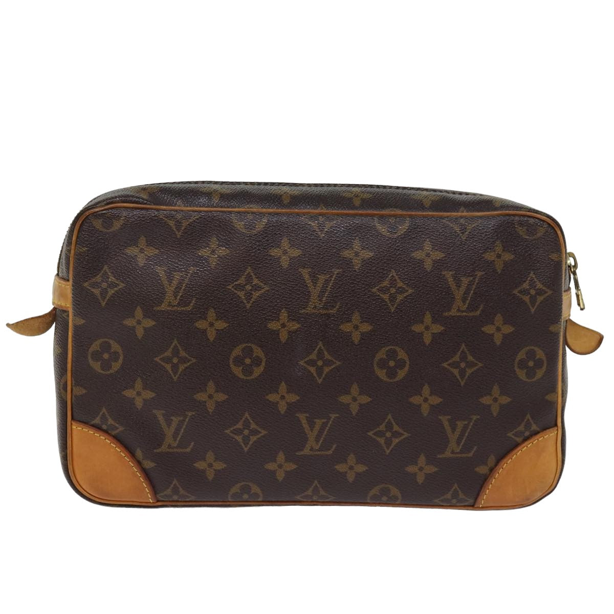 LOUIS VUITTON Monogram Compiegne 28 Clutch Bag M51845 LV Auth am6370 - 0