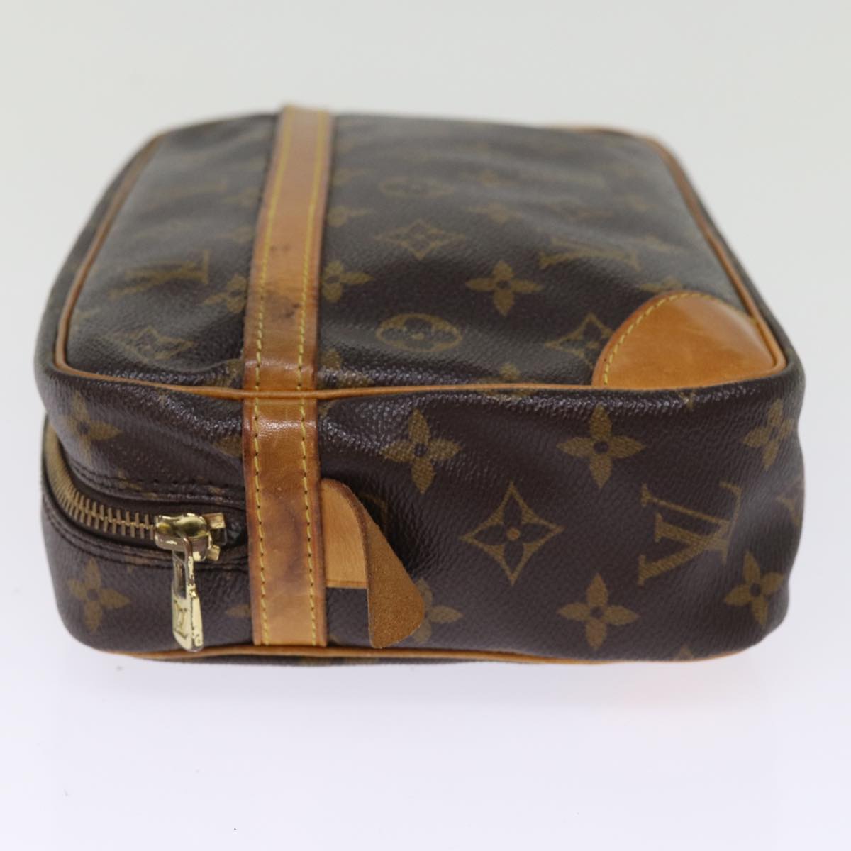 LOUIS VUITTON Monogram Compiegne 28 Clutch Bag M51845 LV Auth am6370