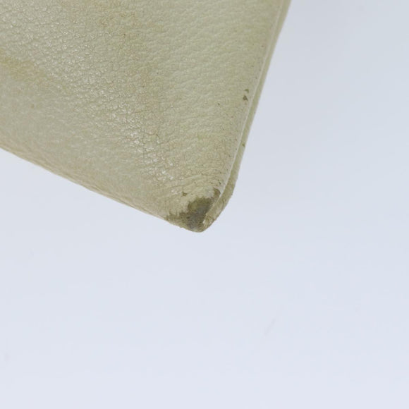 PRADA Tote Bag Canvas Beige Auth am6376