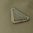 PRADA Tote Bag Canvas Beige Auth am6376-17