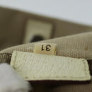 PRADA Tote Bag Canvas Beige Auth am6376-11
