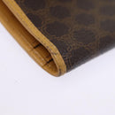 CELINE Macadam Canvas Long Wallet PVC Brown Auth am6379-16