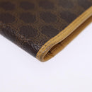 CELINE Macadam Canvas Long Wallet PVC Brown Auth am6379-7