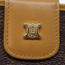CELINE Macadam Canvas Long Wallet PVC Brown Auth am6379-17
