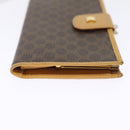 CELINE Macadam Canvas Long Wallet PVC Brown Auth am6379-3