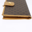 CELINE Macadam Canvas Long Wallet PVC Brown Auth am6379-4