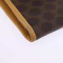 CELINE Macadam Canvas Long Wallet PVC Brown Auth am6379-14