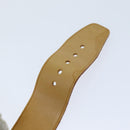 LOUIS VUITTON Powanie Shoulder Strap Leather 2 Set Beige LV Auth am6383-11