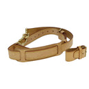 LOUIS VUITTON Powanie Shoulder Strap Leather 2 Set Beige LV Auth am6383-1