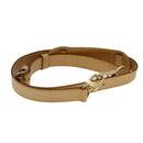 LOUIS VUITTON Powanie Shoulder Strap Leather 2 Set Beige LV Auth am6383-3