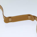 LOUIS VUITTON Powanie Shoulder Strap Leather 2 Set Beige LV Auth am6383-4