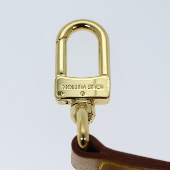 LOUIS VUITTON Powanie Shoulder Strap Leather 2 Set Beige LV Auth am6383