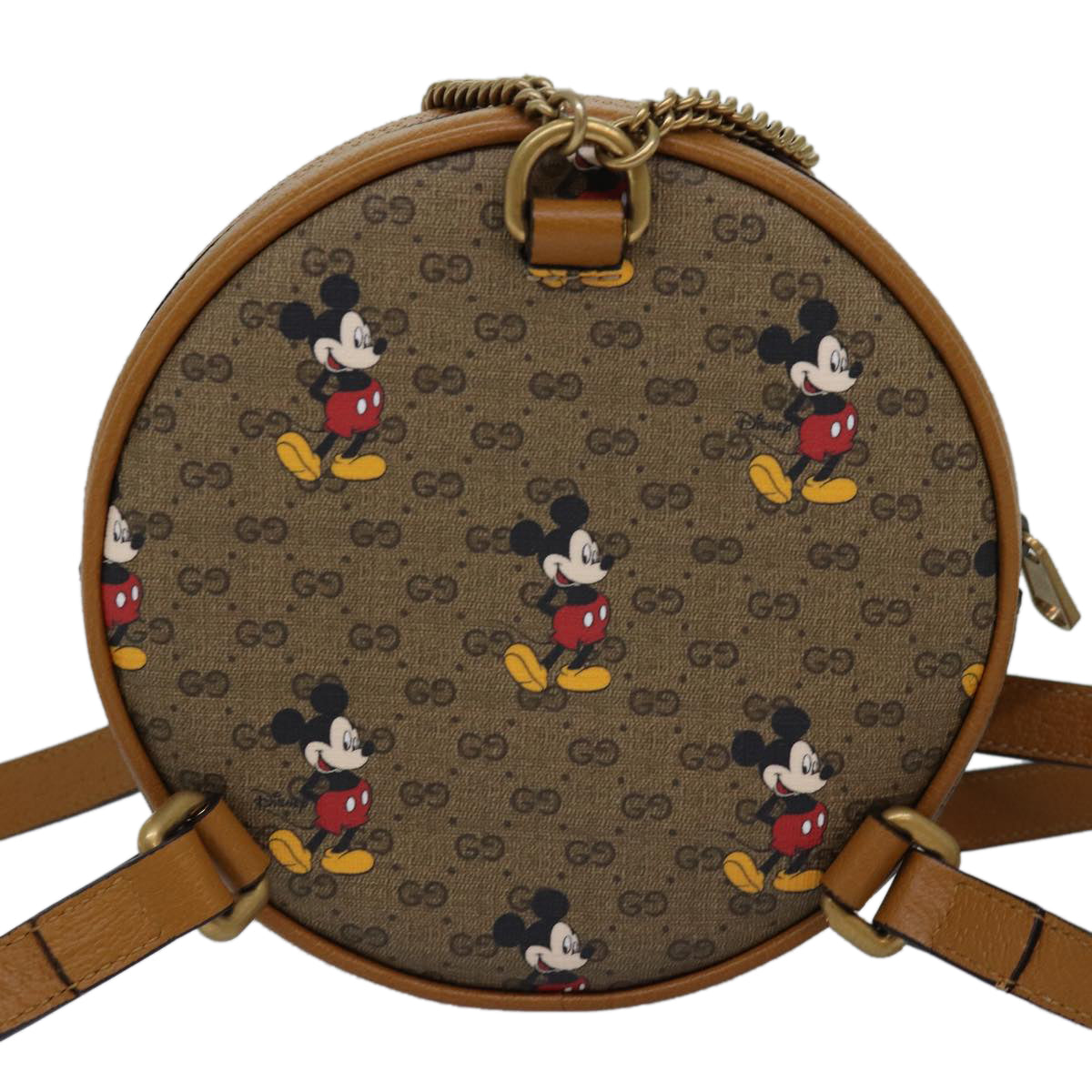 GUCCI Micro GG Supreme Disney Mini Backpack PVC Beige 603730 Auth am6384S - 0