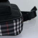 BURBERRY Nova Check Waist bag Nylon Black Auth am6395-15