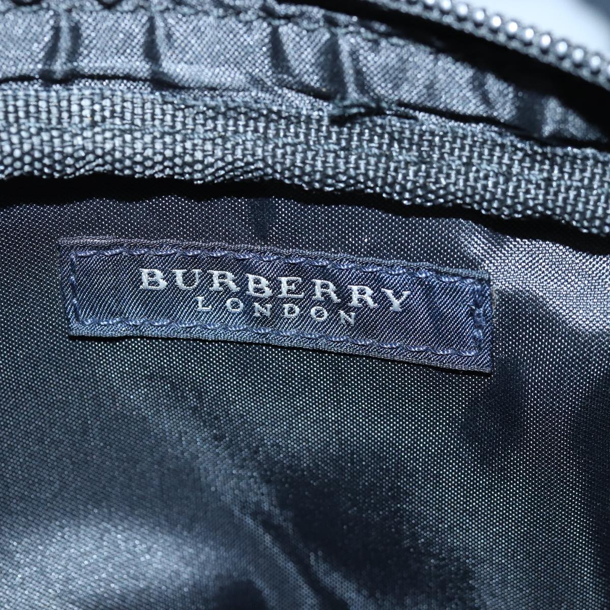 BURBERRY Nova Check Waist bag Nylon Black Auth am6395