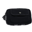 BURBERRY Nova Check Waist bag Nylon Black Auth am6395-1