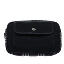 BURBERRY Nova Check Waist bag Nylon Black Auth am6395-13