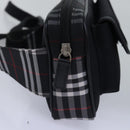 BURBERRY Nova Check Waist bag Nylon Black Auth am6395-4
