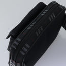 BURBERRY Nova Check Waist bag Nylon Black Auth am6395-6