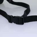 BURBERRY Nova Check Waist bag Nylon Black Auth am6395-7