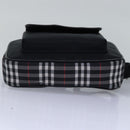 BURBERRY Nova Check Waist bag Nylon Black Auth am6395-5
