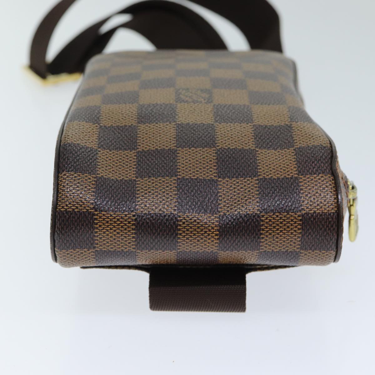 LOUIS VUITTON Damier Ebene Geronimos Shoulder Bag N51994 LV Auth am6396