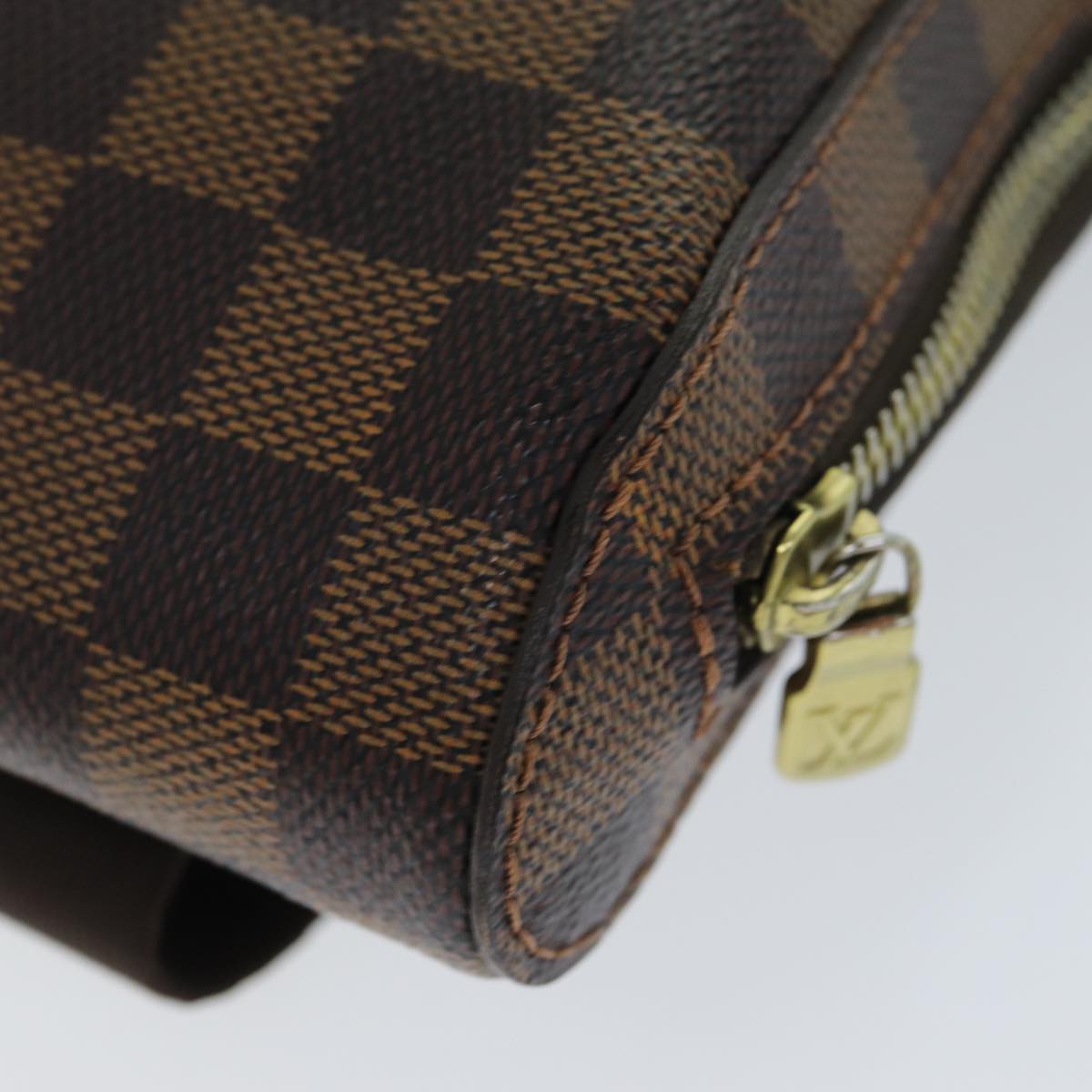 LOUIS VUITTON Damier Ebene Geronimos Shoulder Bag N51994 LV Auth am6396