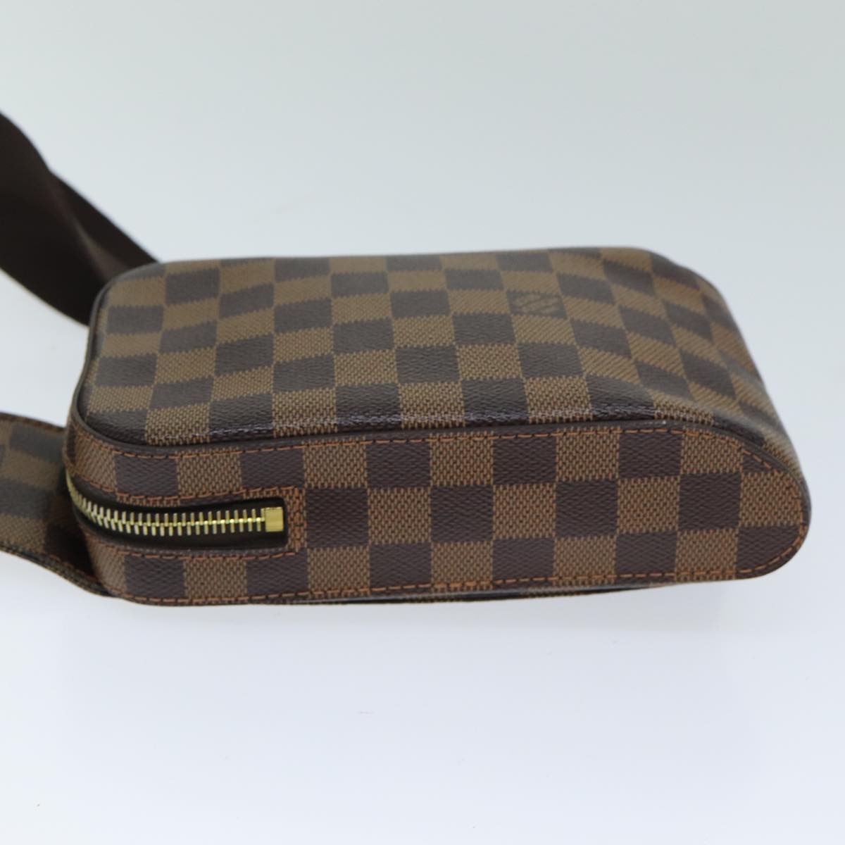 LOUIS VUITTON Damier Ebene Geronimos Shoulder Bag N51994 LV Auth am6396