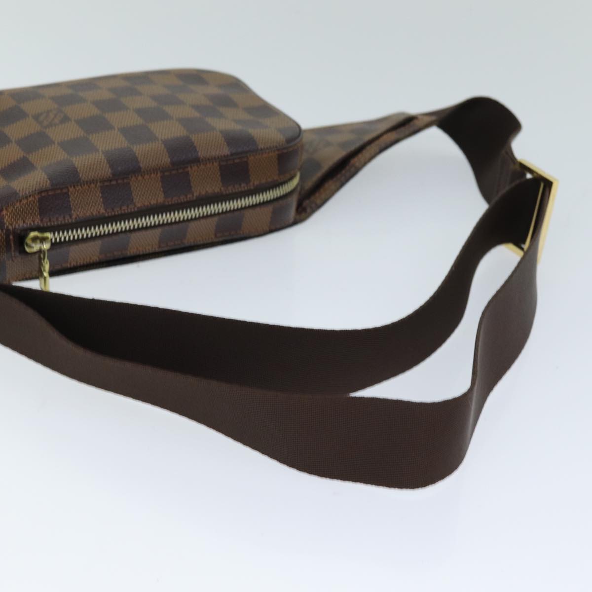 LOUIS VUITTON Damier Ebene Geronimos Shoulder Bag N51994 LV Auth am6396