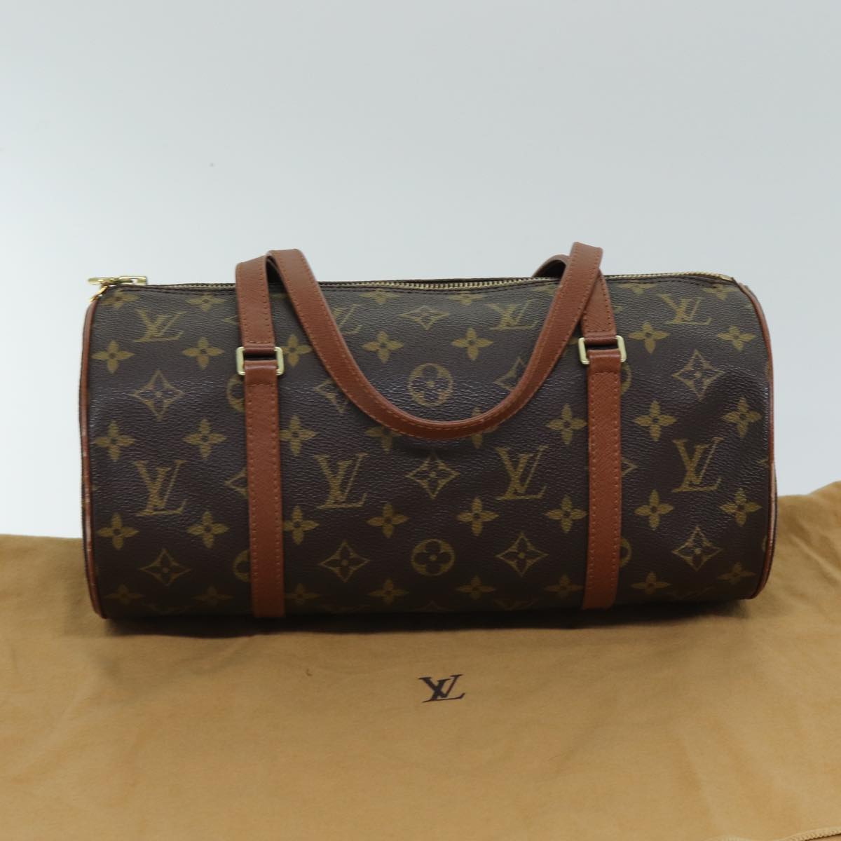 LOUIS VUITTON Monogram Papillon 30 Hand Bag M51385 LV Auth am6401