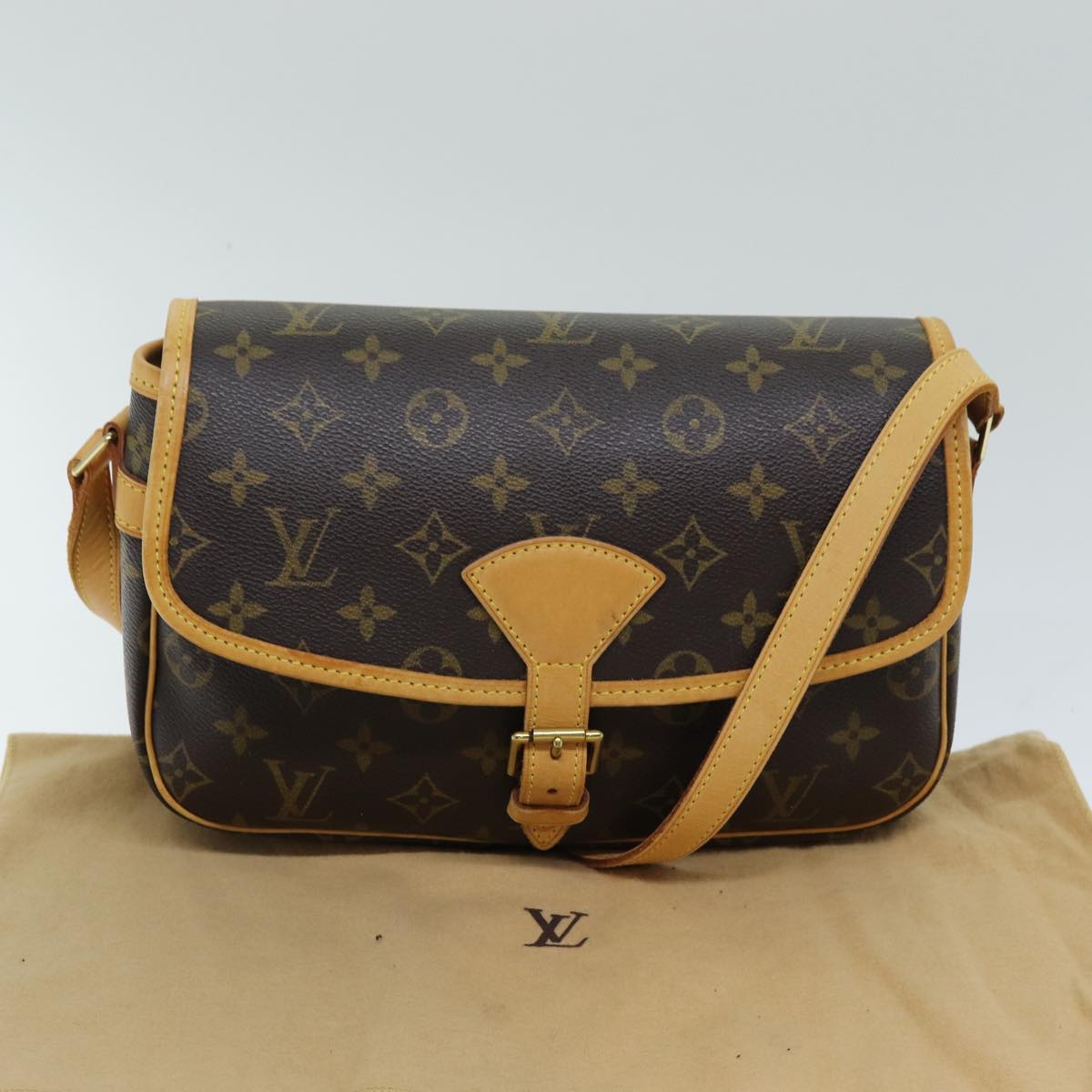 LOUIS VUITTON Monogram Sologne Shoulder Bag M42250 LV Auth am6403