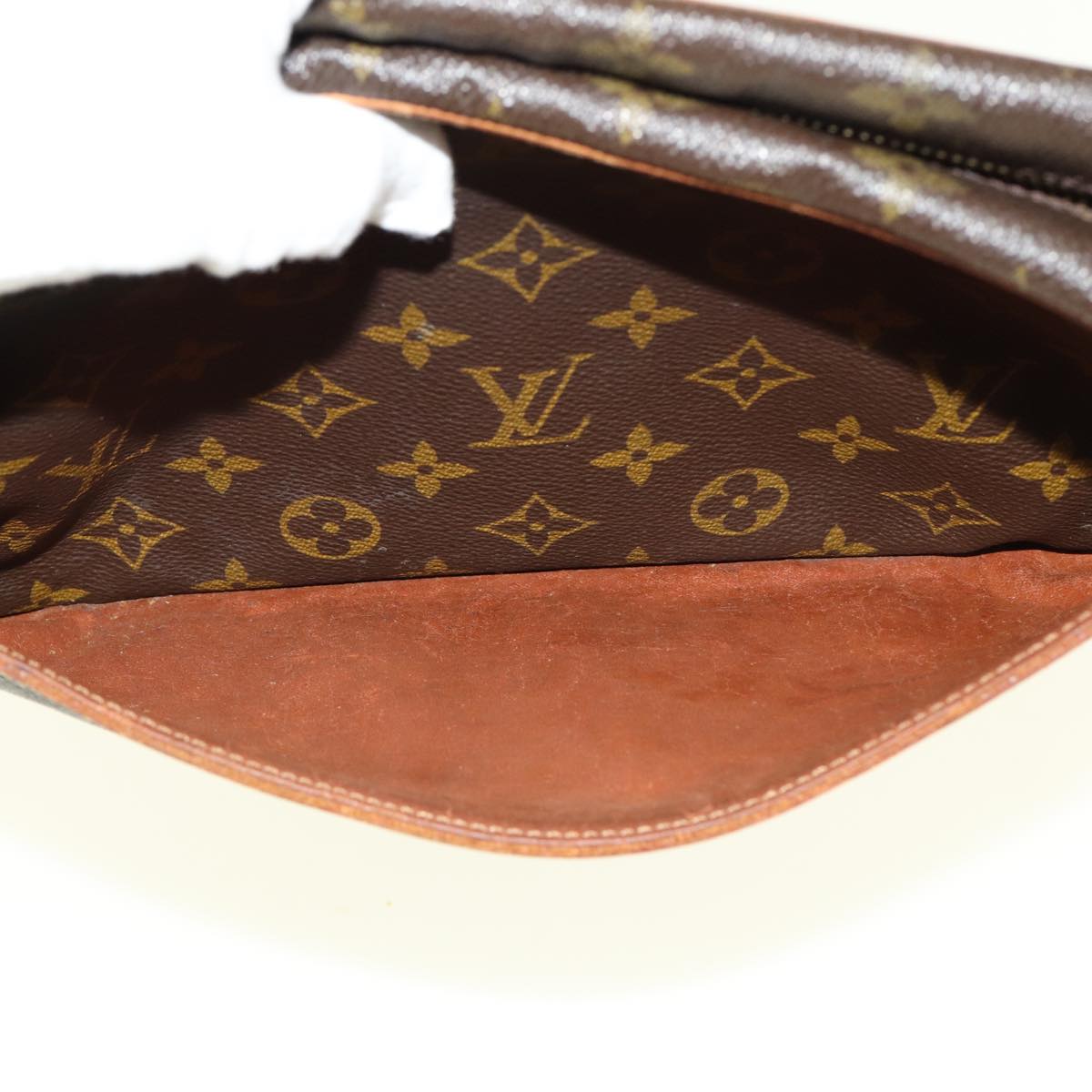 LOUIS VUITTON Monogram Compiegne 28 Clutch Bag M51845 LV Auth am6407