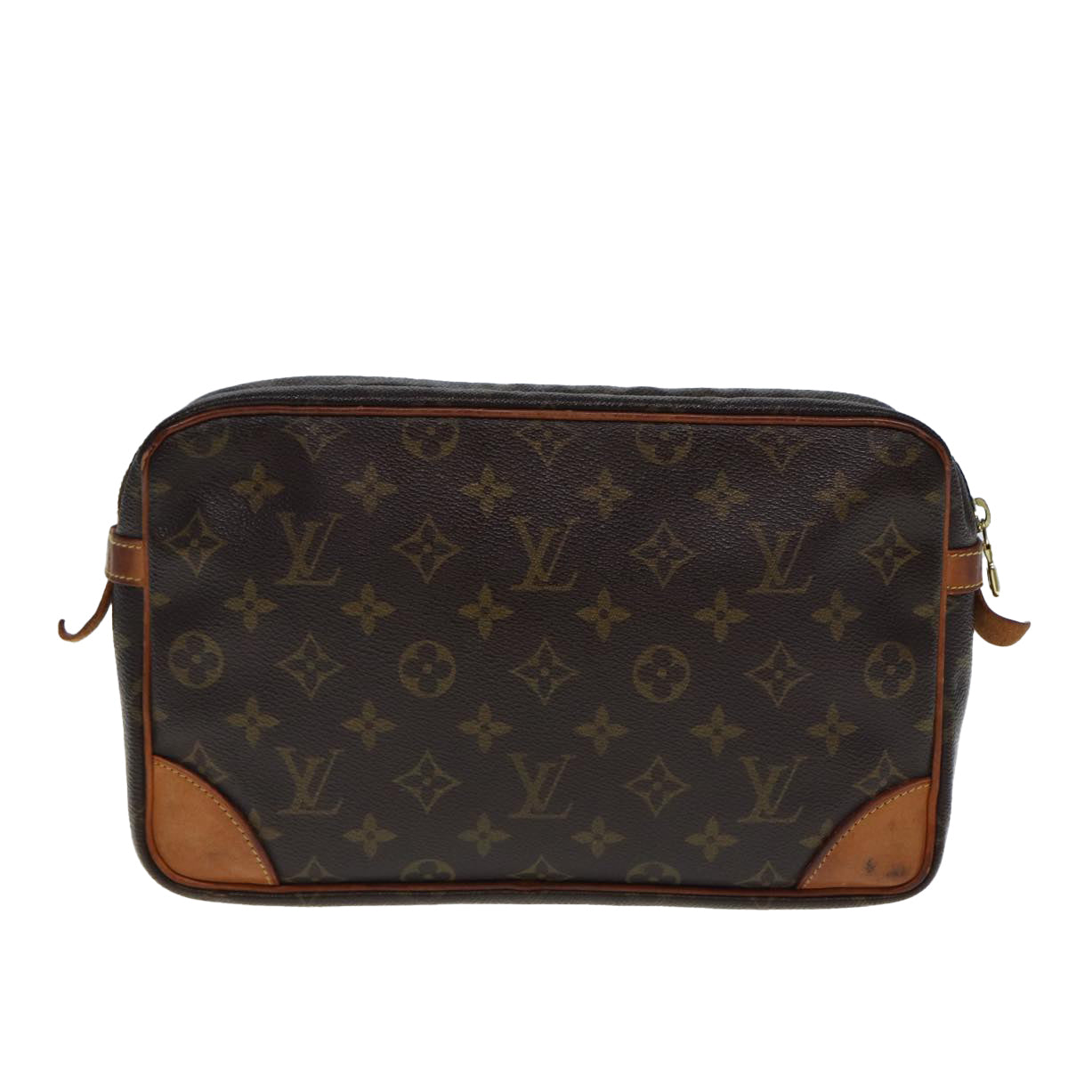 LOUIS VUITTON Monogram Compiegne 28 Clutch Bag M51845 LV Auth am6407 - 0