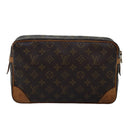 LOUIS VUITTON Monogram Compiegne 28 Clutch Bag M51845 LV Auth am6409-2