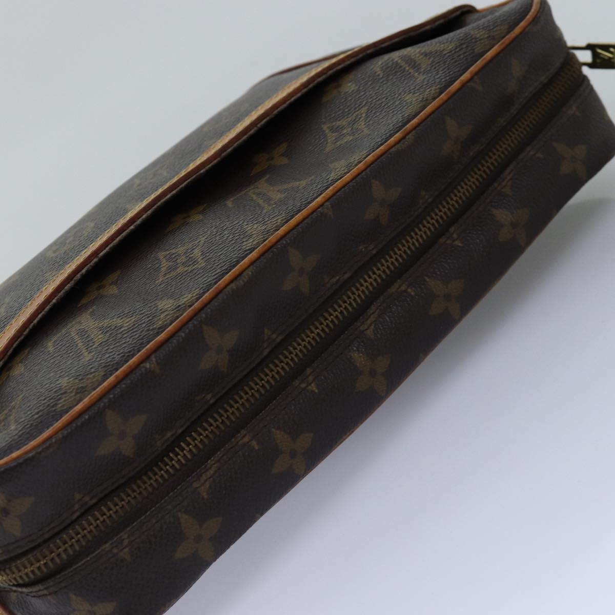 LOUIS VUITTON Monogram Compiegne 28 Clutch Bag M51845 LV Auth am6409