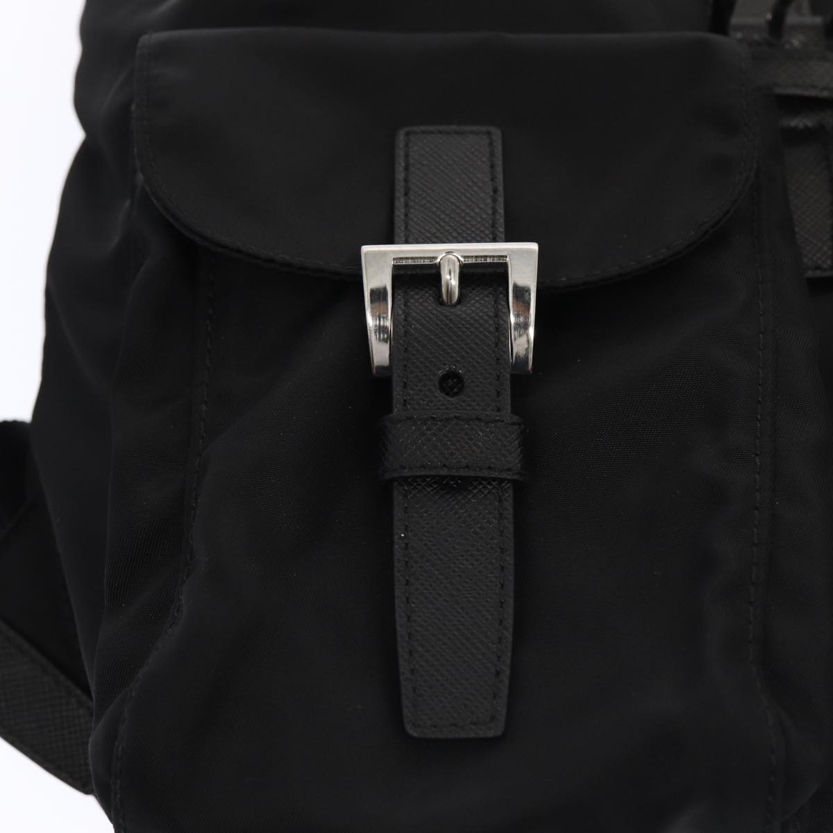 PRADA Backpack Nylon Black Auth am6424A