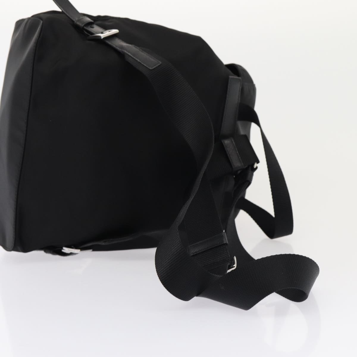 PRADA Backpack Nylon Black Auth am6424A