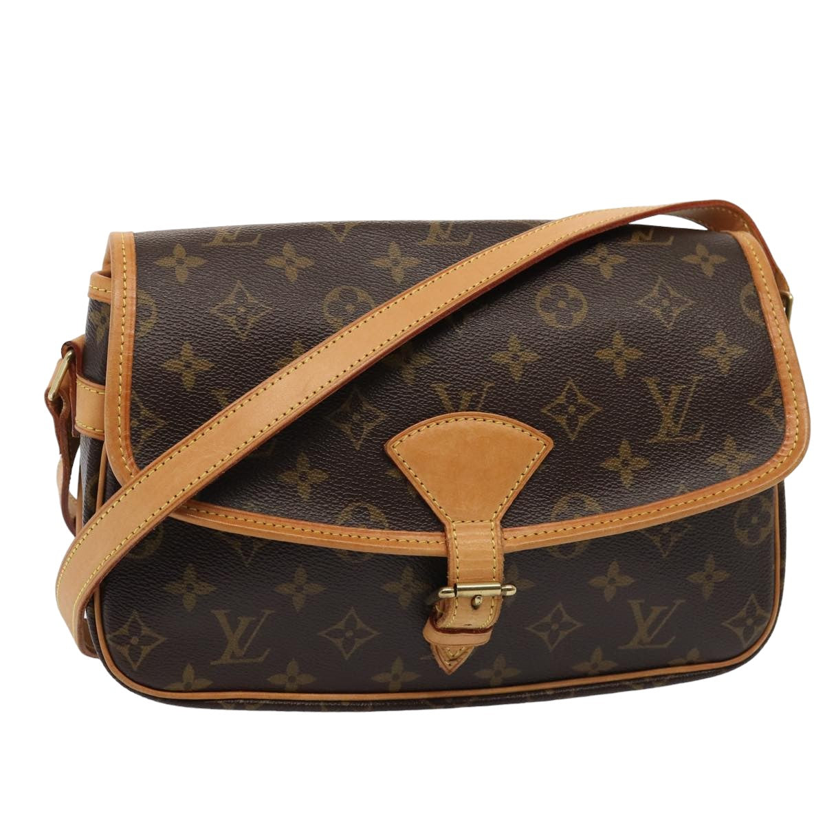 LOUIS VUITTON Monogram Sologne Shoulder Bag M42250 LV Auth am6425