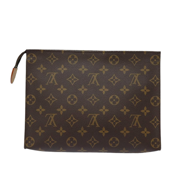 LOUIS VUITTON Monogram Poche Toilette 26 Pouch M47542 LV Auth am6426