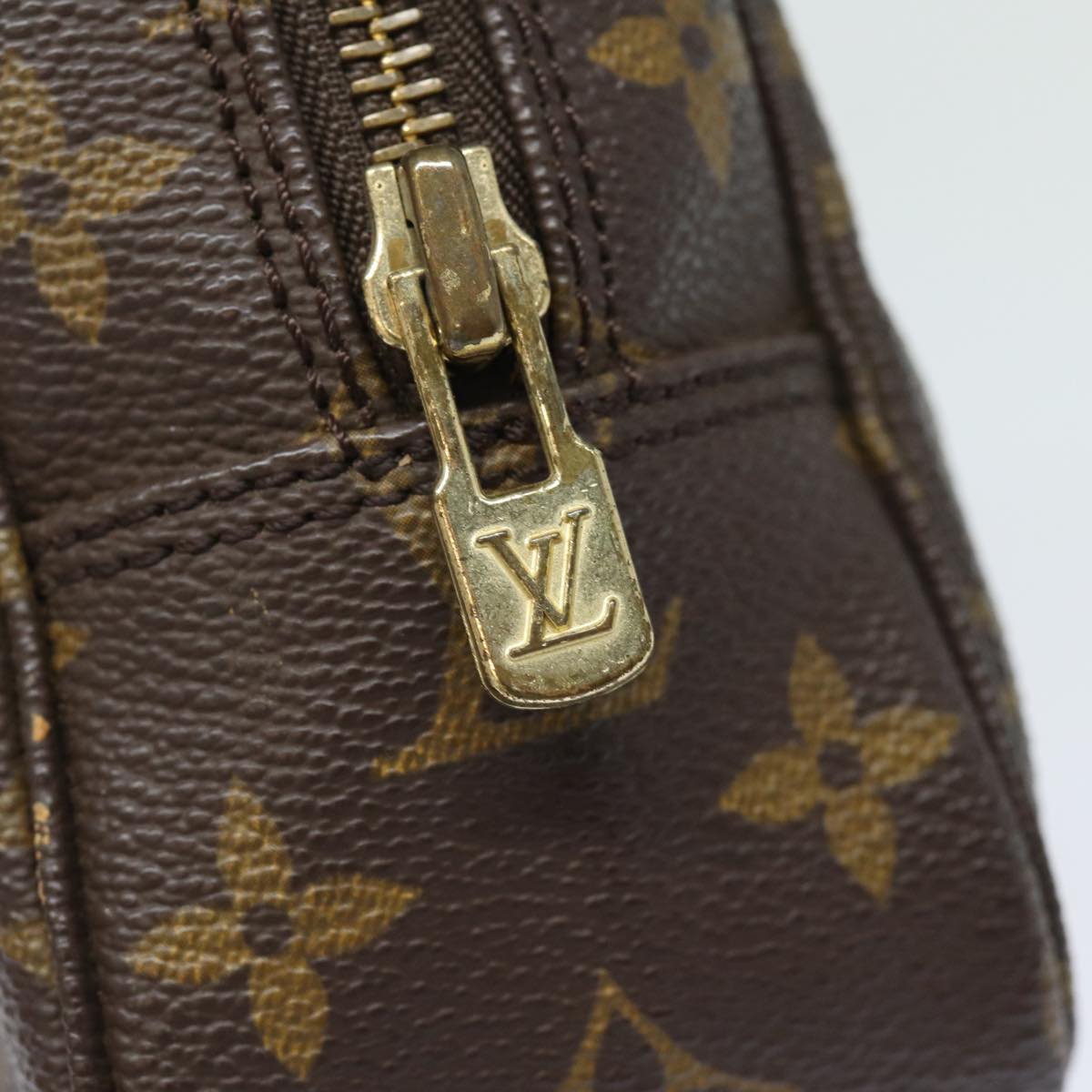 LOUIS VUITTON Monogram Trousse Toilette 23 Clutch Bag M47524 LV Auth am6428