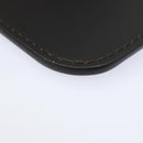 LOUIS VUITTON Pouch Leather Brown LV Auth am6430-16