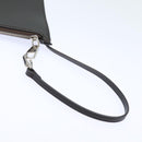 LOUIS VUITTON Pouch Leather Brown LV Auth am6430-10