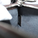 LOUIS VUITTON Pouch Leather Brown LV Auth am6430-12