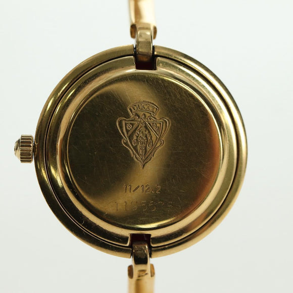 GUCCI Change Bezel Watches metal Gold Auth am6432M