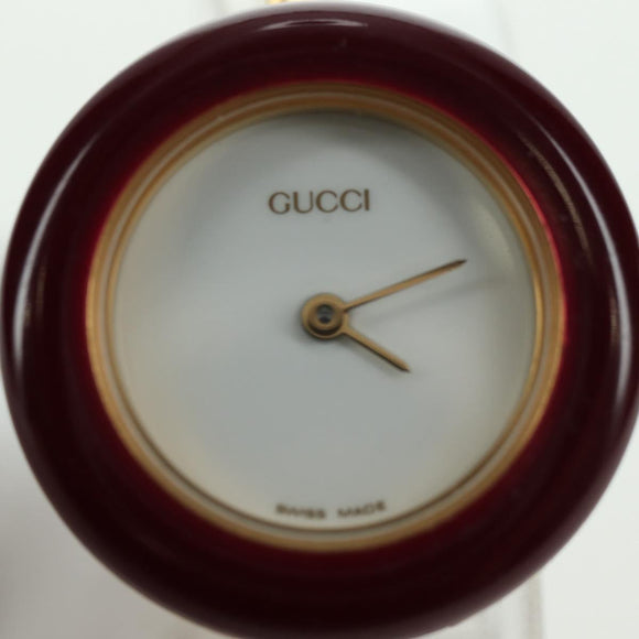 GUCCI Change Bezel Watches metal Gold Auth am6432M