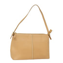 BURBERRY Shoulder Bag Leather Beige Auth am6447-1