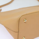 BURBERRY Shoulder Bag Leather Beige Auth am6447-10